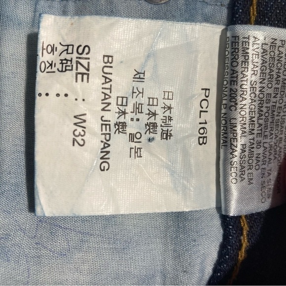 LEVI’S 501 Sz 32 x 32 Selvedge Made in Japan Ripped Knee Button Fly Jeans PCL16B - Picture 12 of 13